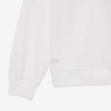 LACOSTE Sweatshirt in Weiß