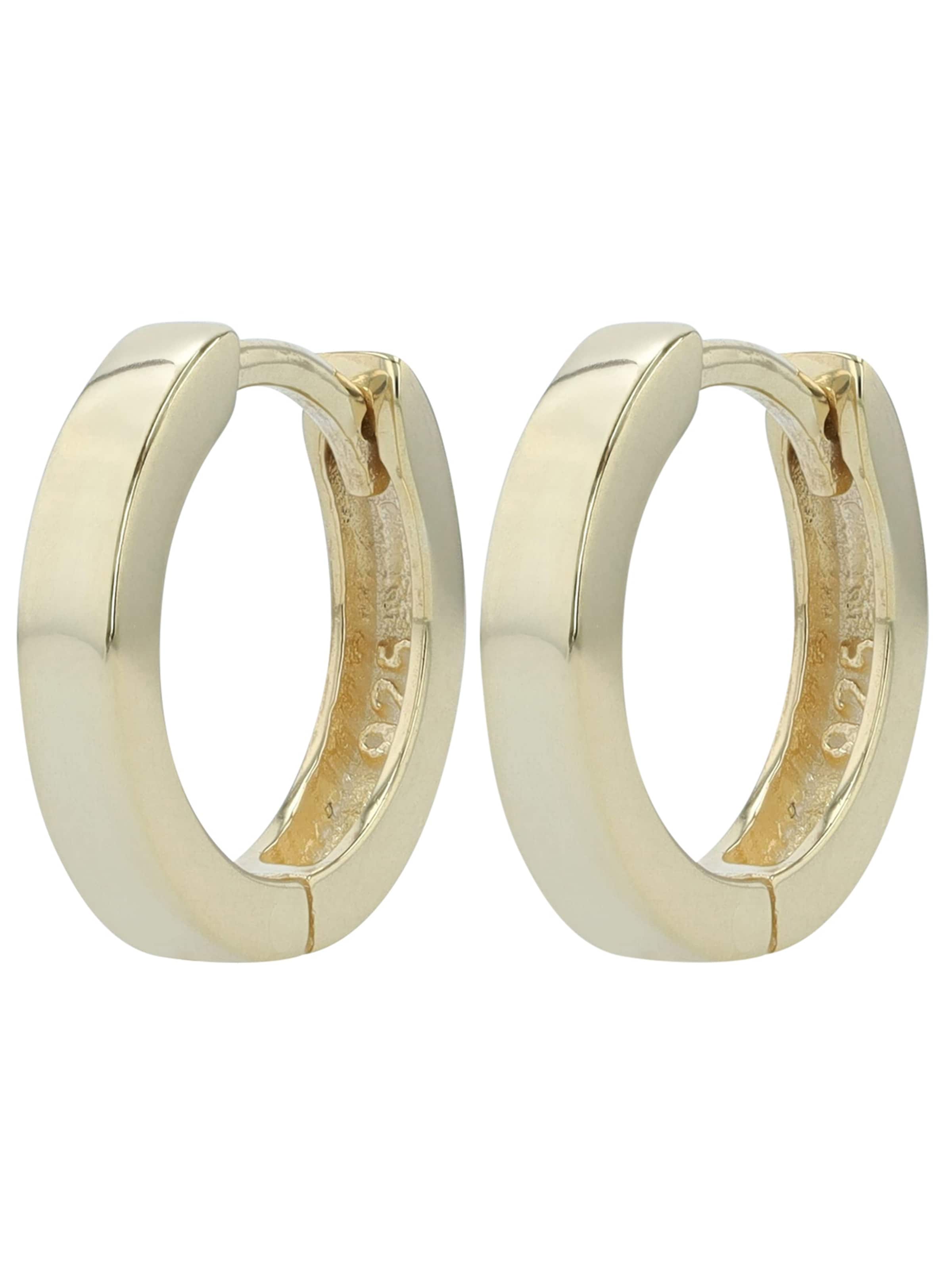 Akzent Earrings 'Loryn, 925 Sterlingsilber, langlebig' in Gold: front