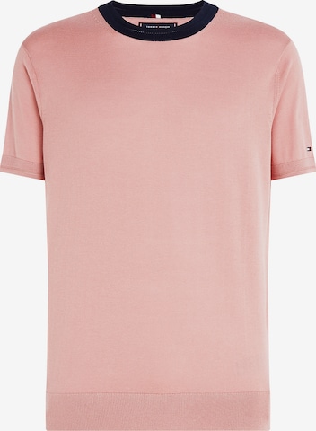 T-Shirt TOMMY HILFIGER en rose : devant