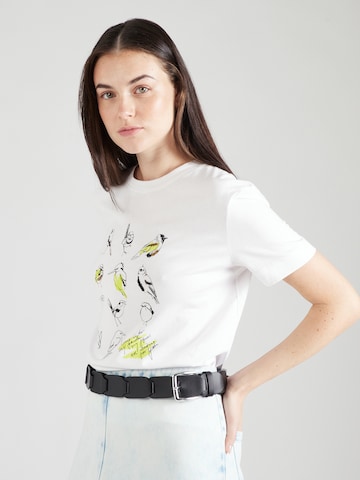 T-shirt GERRY WEBER en blanc : devant