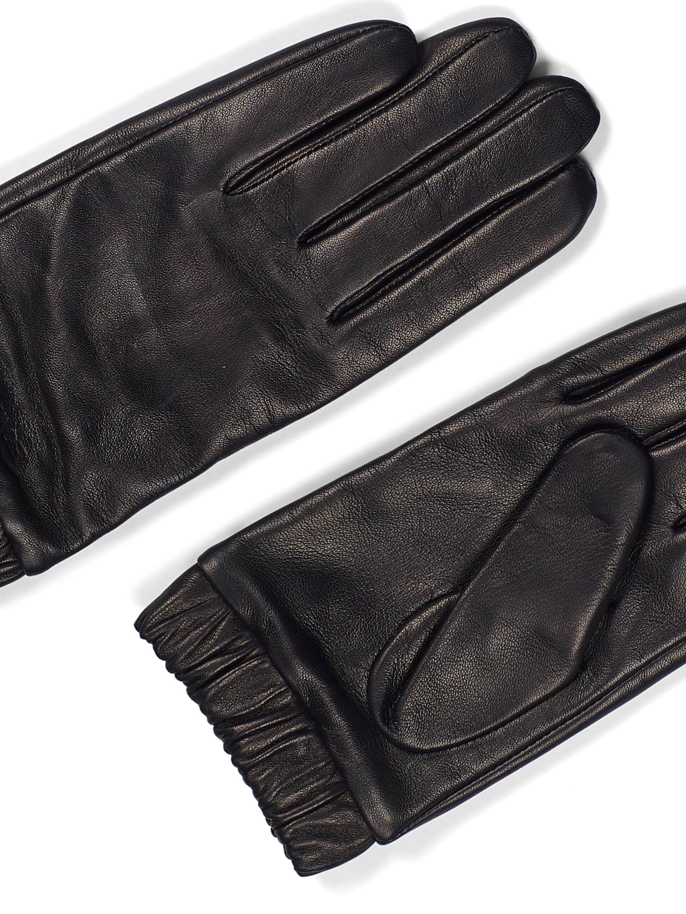 Gants 'Women's Leather Gloves Stella Black' Howard London en noir