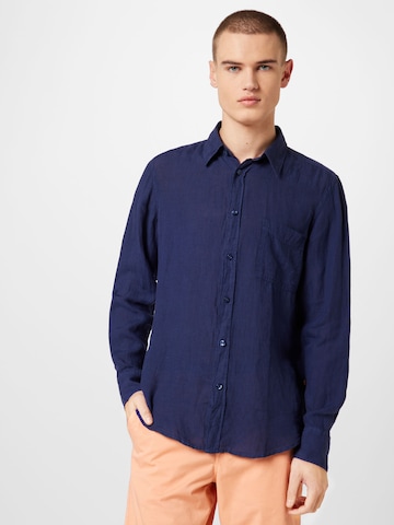 BOSS Orange Regular fit Skjorta 'Relegant' i blå: framsida