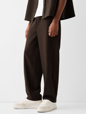 Bershka Loose fit Pants in Brown