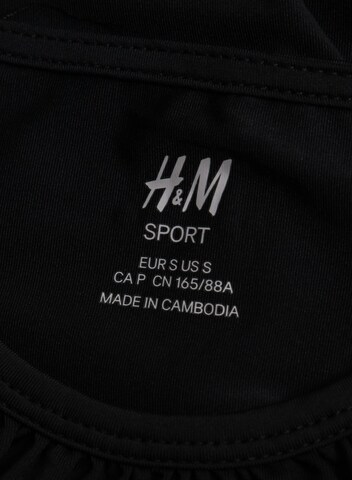 H&M Sport-Top S in Schwarz