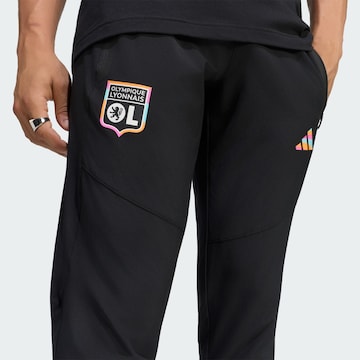 regular Pantaloni sportivi 'Olympique Lyon Tiro' di ADIDAS PERFORMANCE in nero