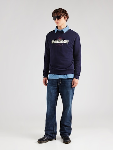 NAPAPIJRI Sweatshirt 'BANDER C' in Blue
