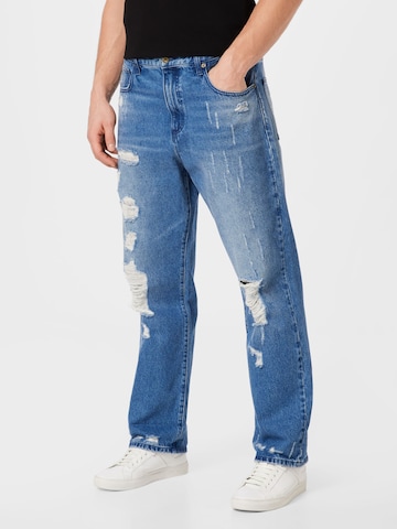 regular Jeans 'Distressed' di Michael Kors in blu: frontale