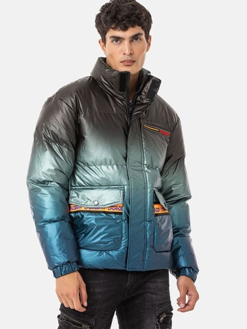 Veste d’hiver CIPO & BAXX en bleu : devant