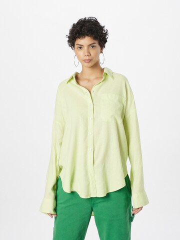 Camicia da donna 'Alexa' di Lindex in verde: frontale