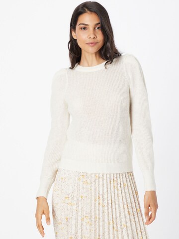 Pull-over VERO MODA en beige : devant