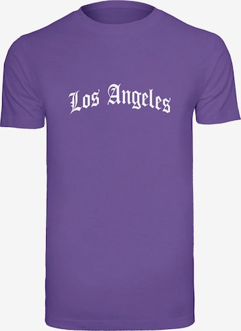 MT Men Shirt 'Los Angeles' in Purple: front