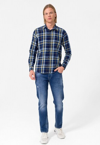 By Diess Collection Regular fit Button Up Shirt in Blue