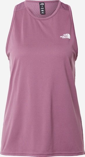 THE NORTH FACE Sporttop in beere / weiß, Produktansicht