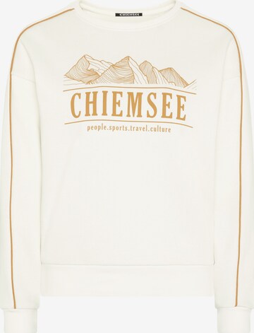 CHIEMSEE Sweatshirt in White: front