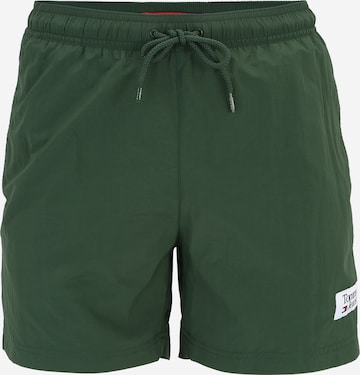 Tommy Jeans Swimming shorts in Green: front