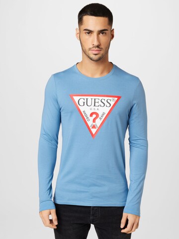 Maglietta di GUESS in blu: frontale