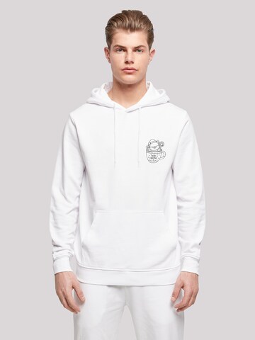 Sweat-shirt F4NT4STIC en blanc : devant