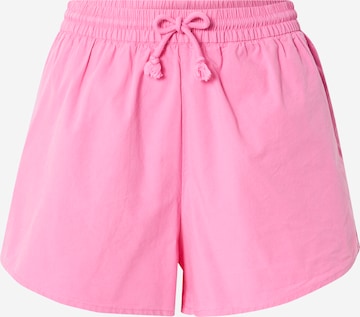 WEEKDAY Regular Trousers 'Tyler' in Pink: front