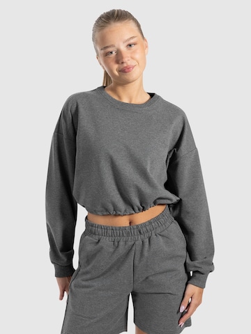 Smilodox Sweatshirt ' Triana ' in Grijs: voorkant
