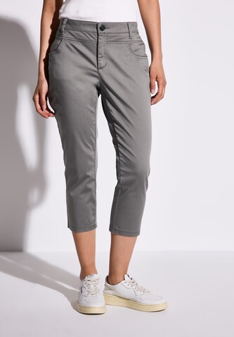 STREET ONE Slim fit Pants in Grey: front