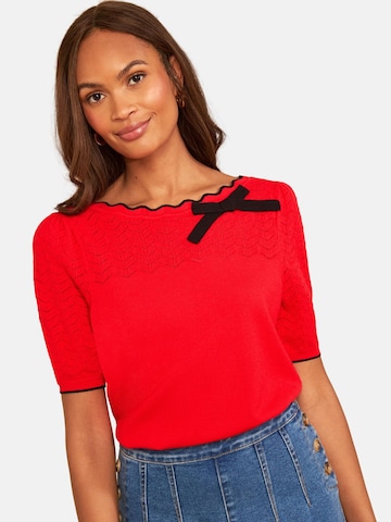 love & roses - Jersey en rojo: frente