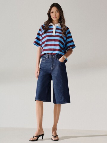 mėlyna Next Laisvas Džinsai