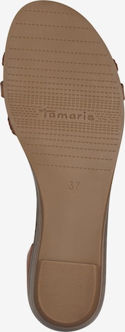 TAMARIS Sandale in Braun