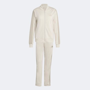 ADIDAS SPORTSWEAR Sports Suit 'Essentials' in Beige: front
