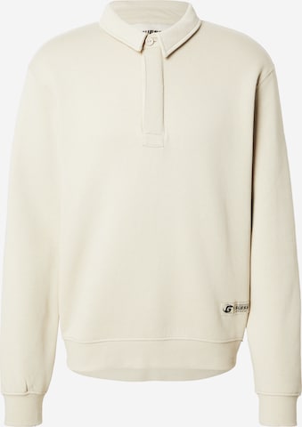 Sweat-shirt 'NICCO' GUESS en marron : devant