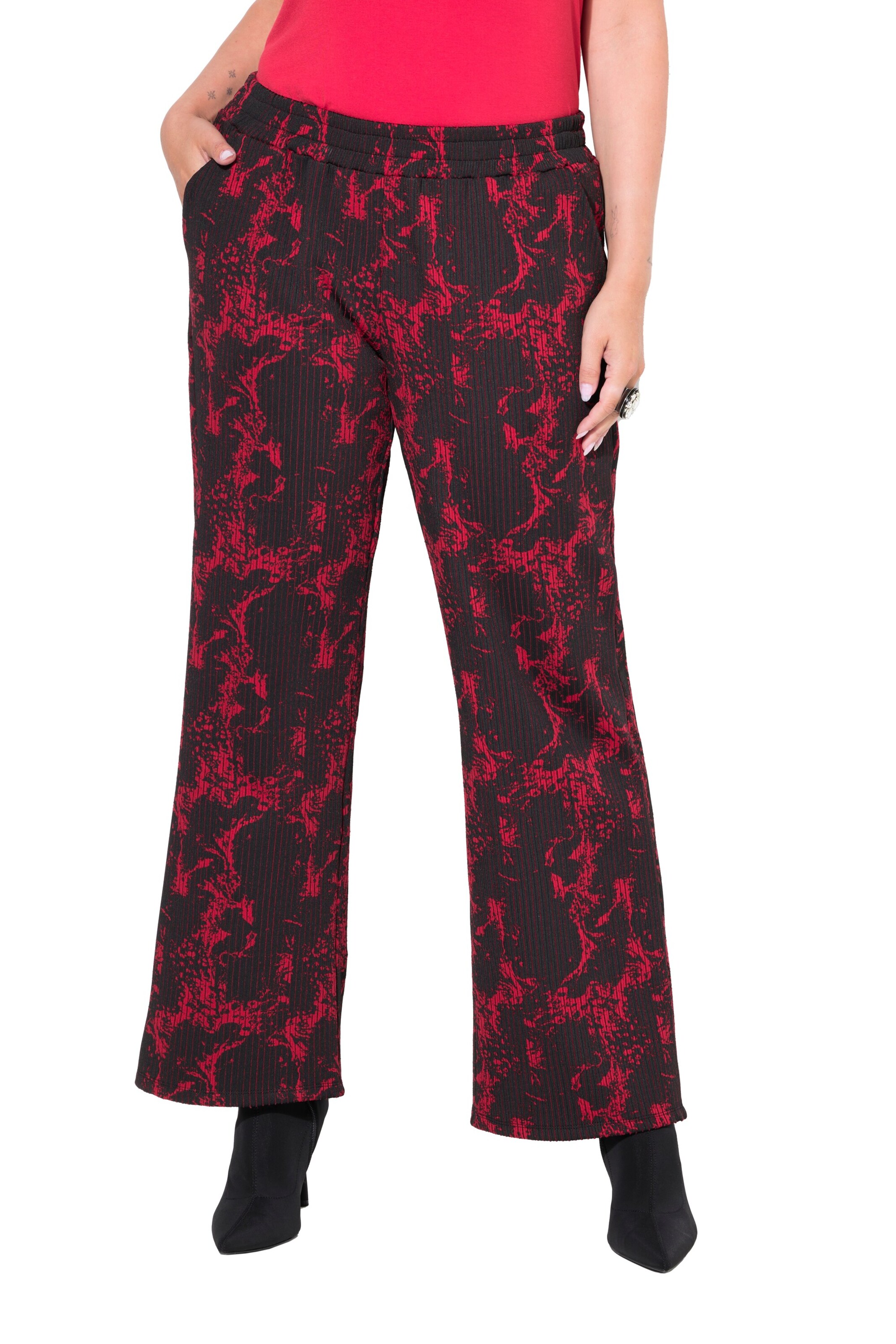 MIAMODA Regular Broek in Rood: voorkant