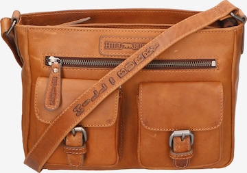 Sac bandoulière HILL BURRY en marron : devant