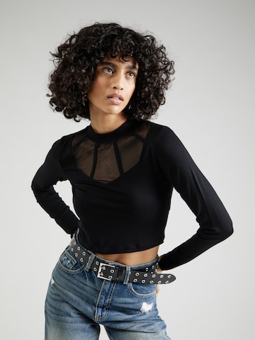 ABOUT YOU - Camisa 'Raquel' em preto: frente