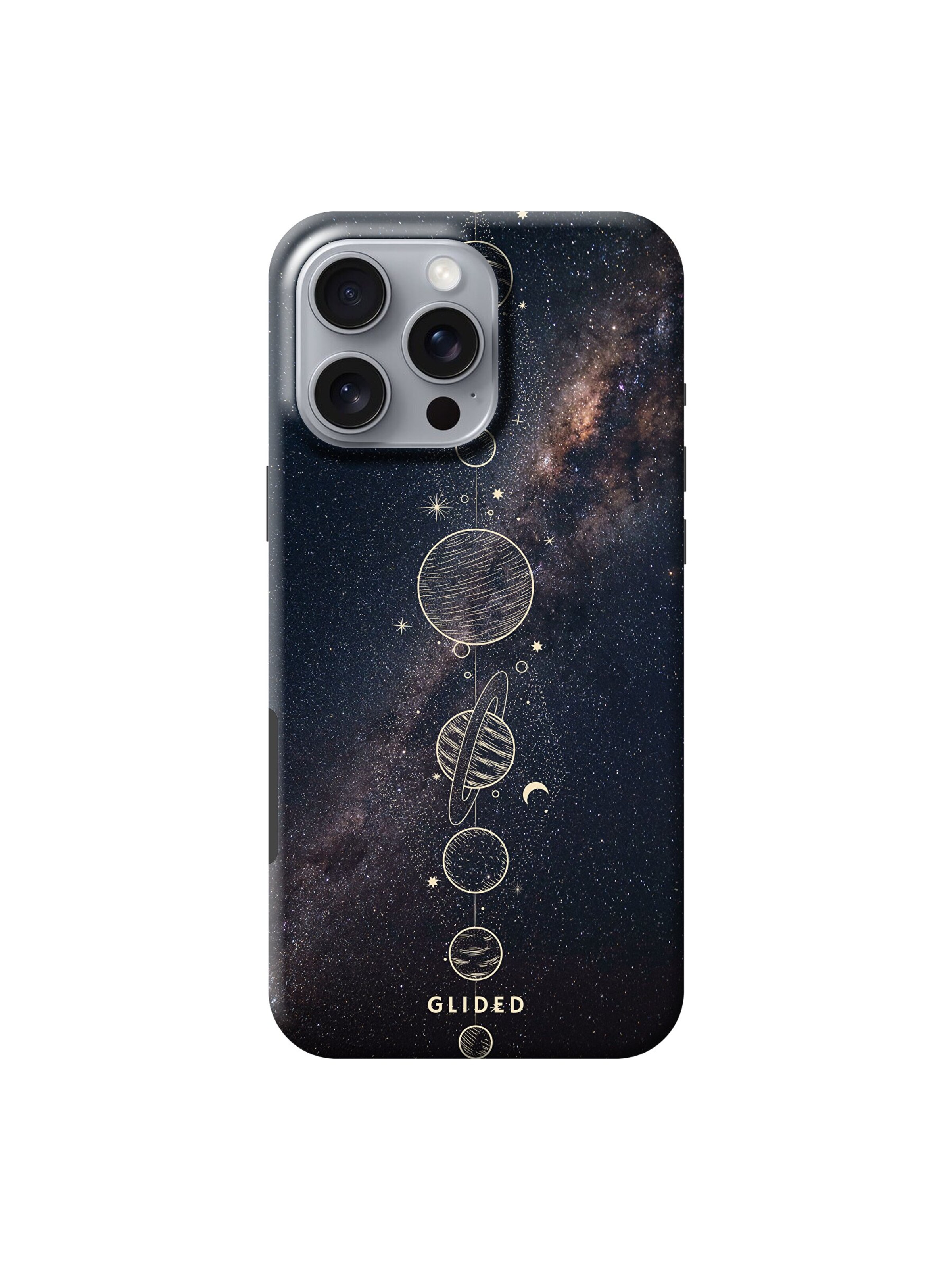 Glided Smartphonehülle 'Planets Glided Handyhülle' in Schwarz