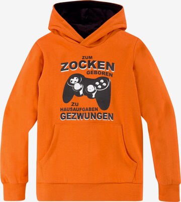 Kidsworld Sweatshirt in Orange: front