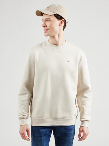 Tommy Jeans - Sudadera en beige: frente