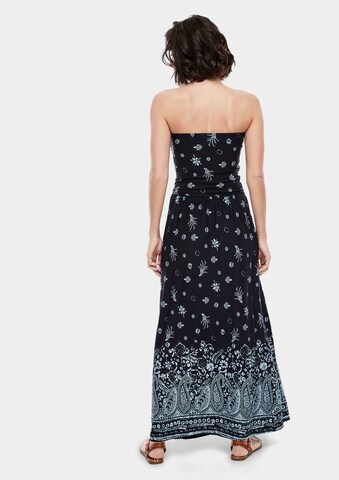 Robe d’été 'SO Maxikleid Midnight Bl' s.Oliver en bleu