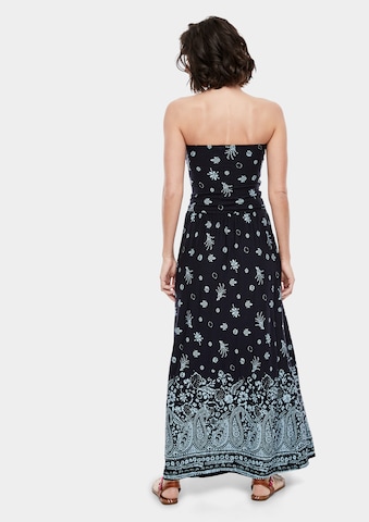 s.Oliver Zomerjurk 'SO Maxikleid Midnight Bl' in Blauw