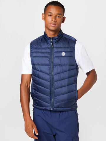 JACK & JONES Bodywarmer 'Hero' in Blauw: voorkant