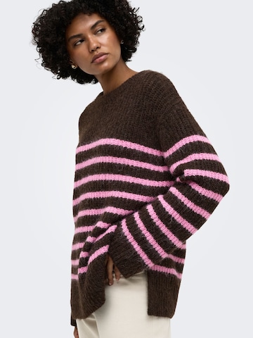 ONLY Pullover 'ONLMAGGIE' i brun