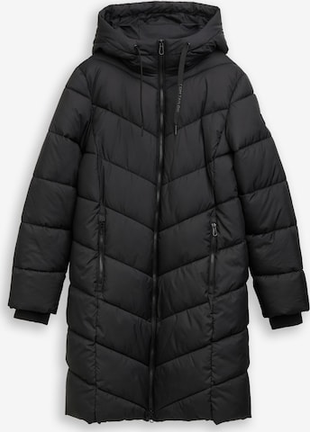 Manteau d’hiver TOM TAILOR en noir : devant