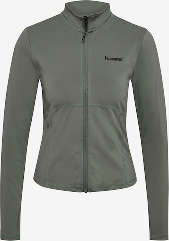 T-shirt fonctionnel Hummel en vert : devant