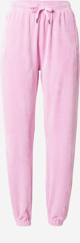 Juicy Couture Alt kitsenev Püksid, värv roosa: eest vaates