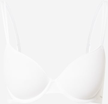 Calvin Klein Underwear Bra 'Sheer Marquisette' in White: front