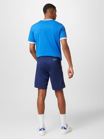 ADIDAS PERFORMANCE Regular Workout Pants 'Italy Tiro 23 ' in Blue