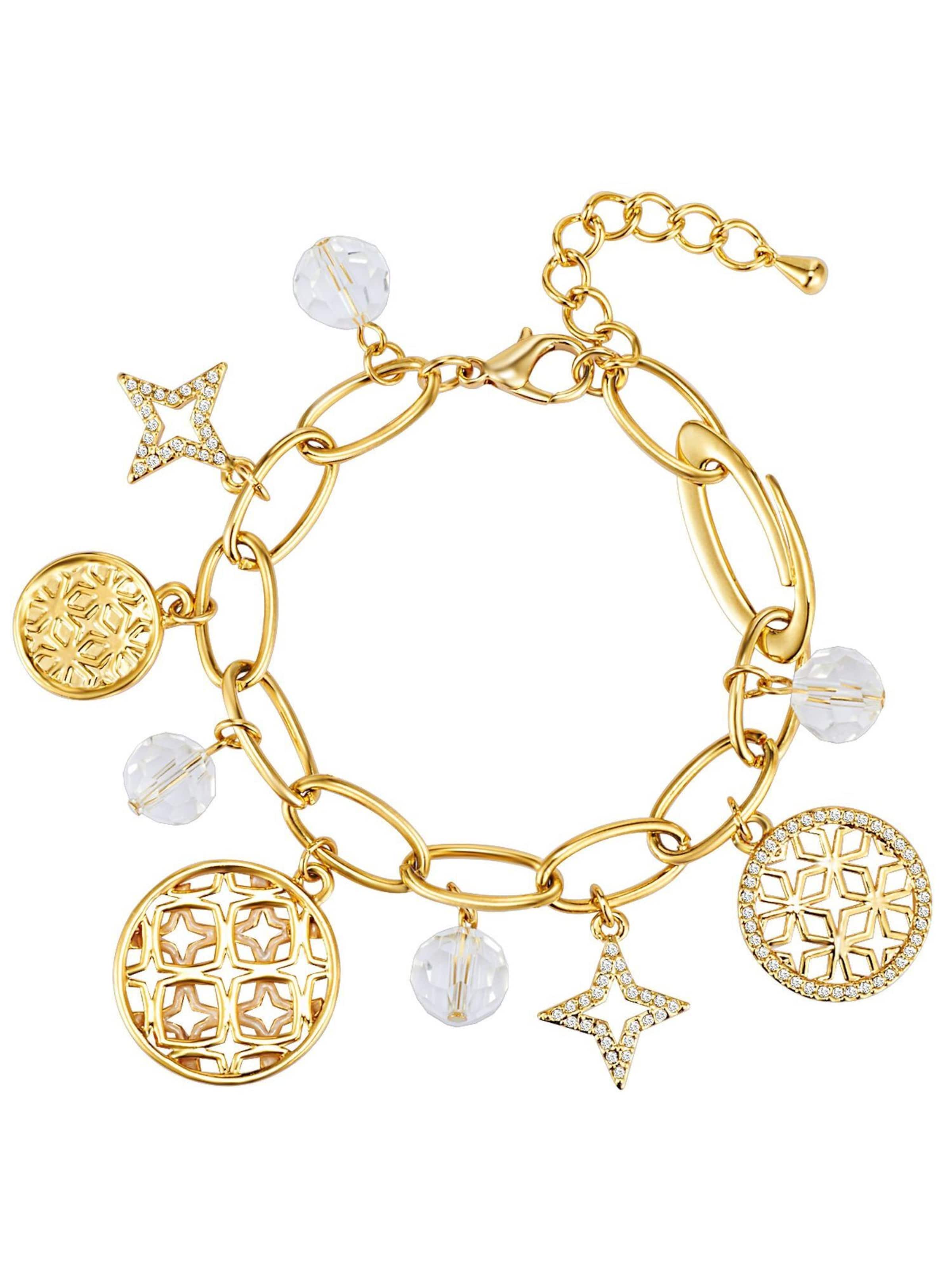 Braccialetto di Lulu & Jane in oro: frontale