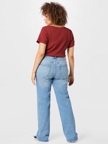 ONLY Carmakoma Regular Jeans 'Jules' i blå