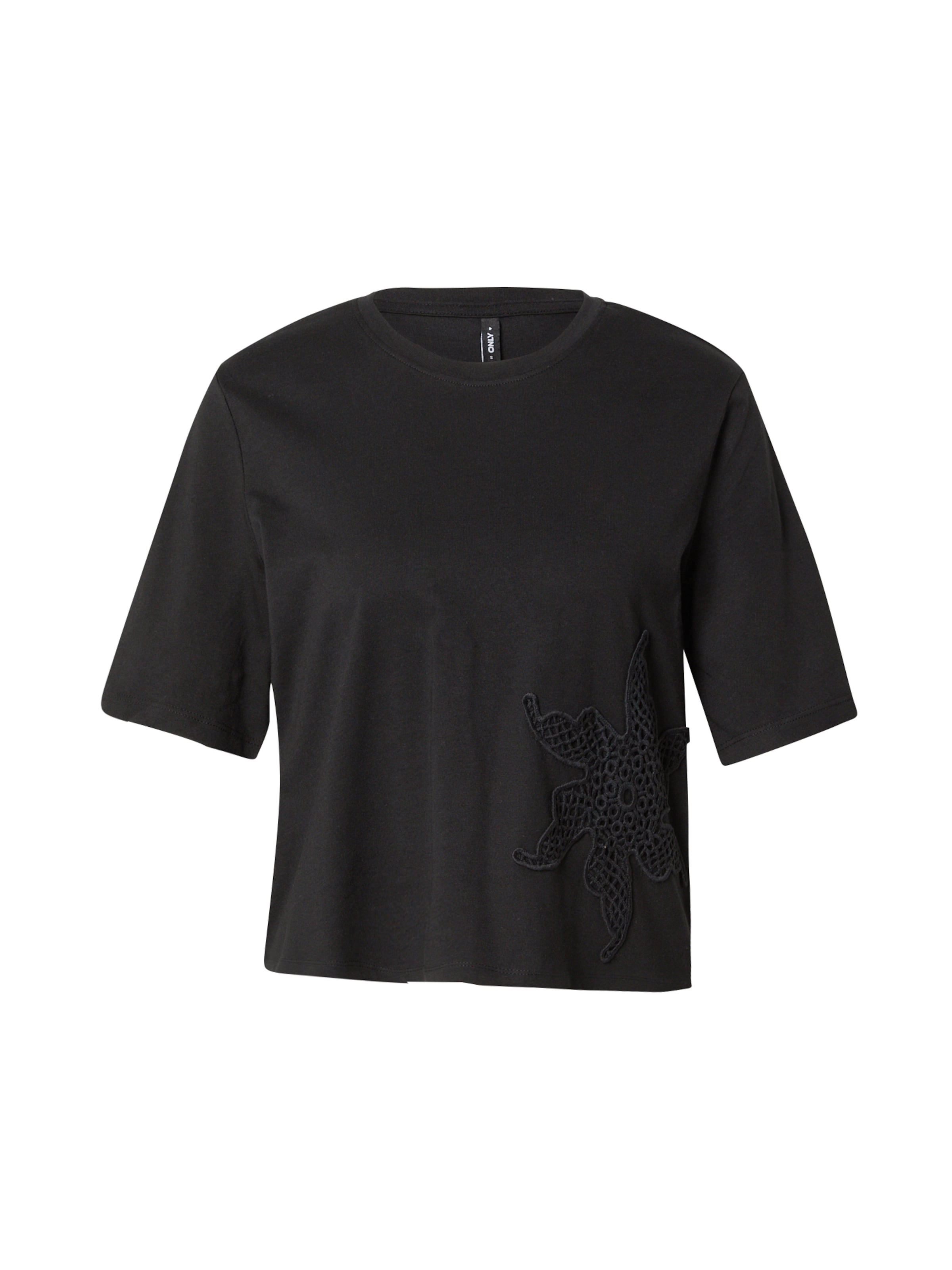 juoda ONLY Marškinėliai 'ONLJESSA': priekis