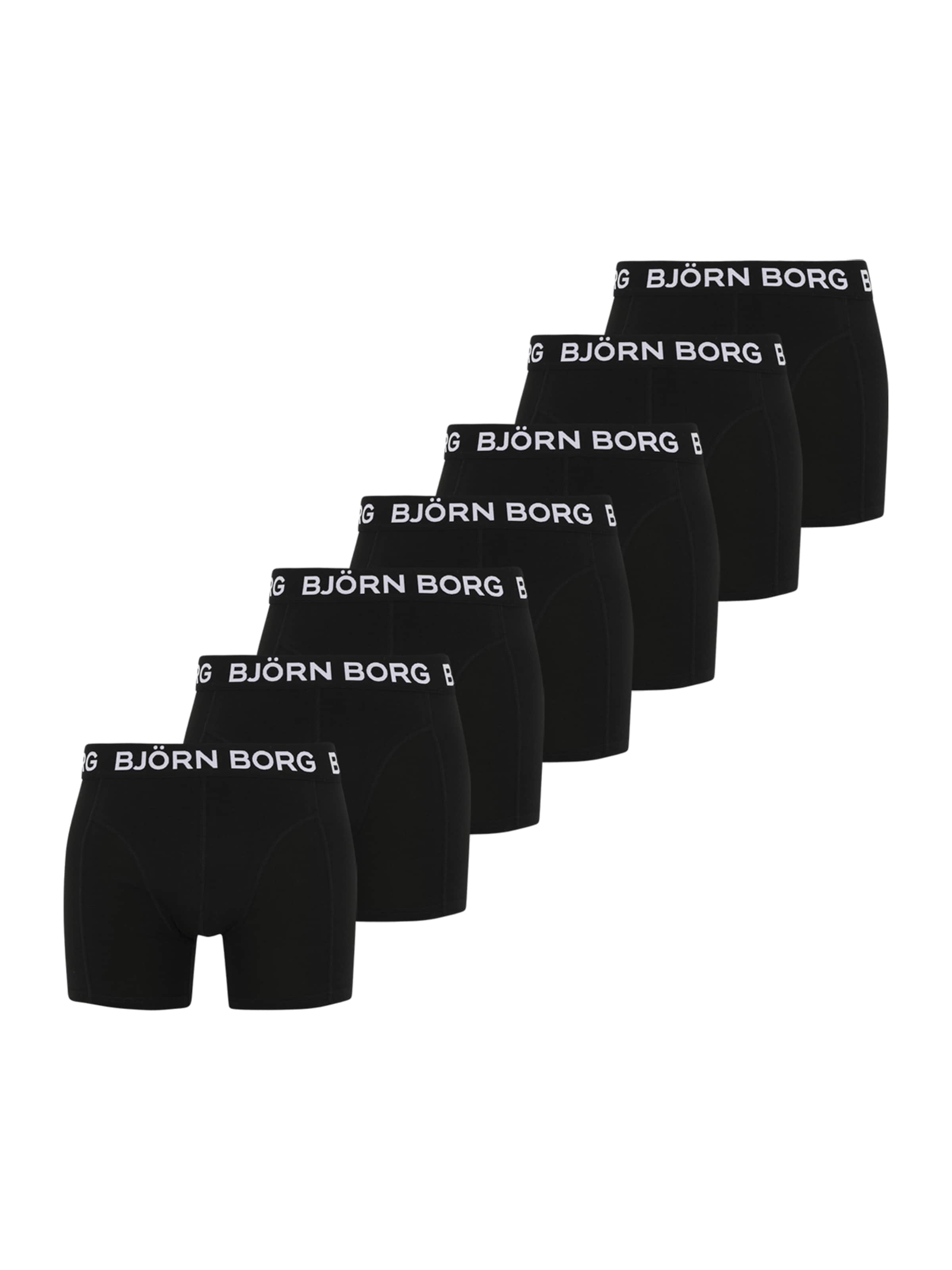 BJÖRN BORG Boxershorts i svart: framsida
