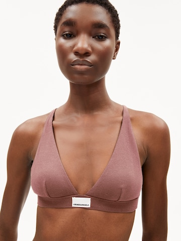 ARMEDANGELS Bustier BH 'OSILAARI RIB' in Lila