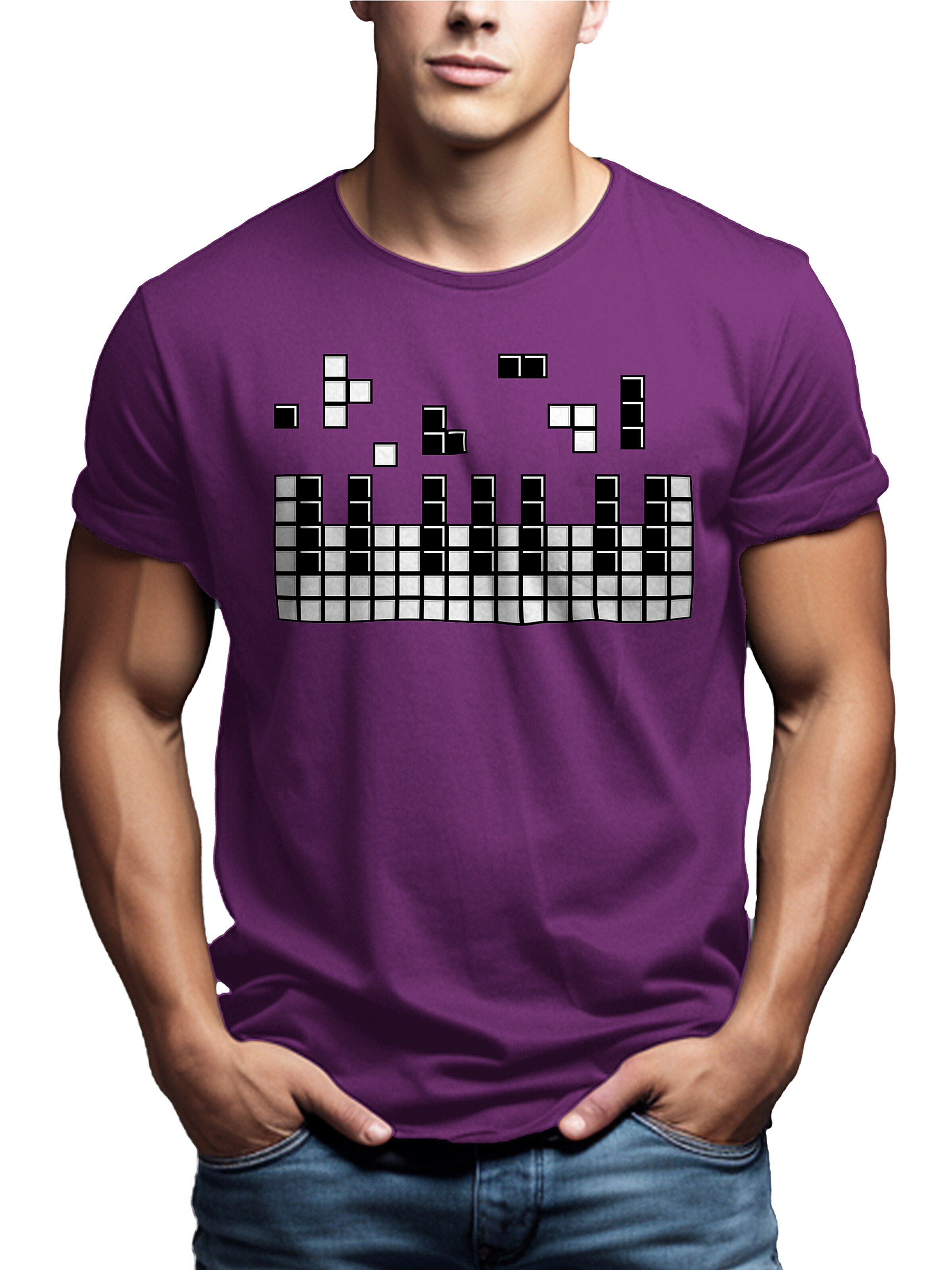 MAKAYA Shirt in Purple: front
